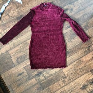 Shein velvet dress size XL